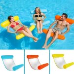 Lit flottant gonflable portable hamac d'eau flottant pliable piscine flotteur de plage jeux d'eau jouet ...