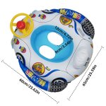 Lit flottant gonflable en pvc pour enfant, sige de natation, voiture pliable, observateur, jouets aquatiques, ...