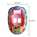 Lit flottant gonflable en pvc pour enfant, sige de natation, voiture pliable, observateur, jouets aquatiques, ...