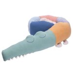 Lit de nouveau - n� pare - chocs de 185cm, poup�e en peluche animal crocodile de dessin anim�, protection ...