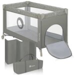 Lit parapluie compact 2en1 lionelo stefi - parc bb - 0 - 36 mois - sac de transport - pliage rapide ...