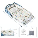 Lit portable pour nouveau - né, nid de bébé, couffin de voyage, lit pour bébé, salon, pare - chocs Lit portable pour nouveau - né, nid de bébé, couffin de voyage, lit pour bébé, salon, pare - chocs