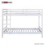 Lits superposs simple blancs 90x200cm