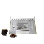 Lit tibe avec ciel de tipi 90x200cm