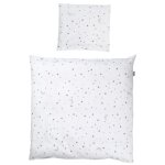 Literie de berceau 'sternenzauber grau', 2 pièces, 80 x 80 cm, 100% coton Literie de berceau 'sternenzauber grau', 2 pièces, 80 x 80 cm, 100% coton