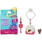 Littlest collection surprise serie 2 : chaton brun 2 - b30 + habitat + accessoire - figurines petshops ...