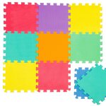 Littletom tapis de jeu doux pour bb dalles puzzle en mousse enfants color
