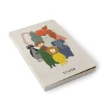 Livre d'eveil animaux en carton - multicolore