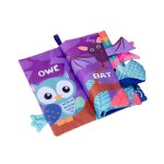 Livre interactif amusant pour b�b�, livre en tissu animal de dessin anim� pour b�b�s et nourrissons de ...