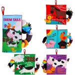 Livres interactifs en tissu pour l'apprentissage prcoce de bb : jouets srs, amusants et educatifs ...