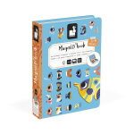 Livre magn�tique janod magn�ti'book poissons tropicaux - 30 aimants, bleu clair