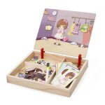 Livre magn�tique, jeu de r�flexion portable, jeu de simulation, jeu de table, forme assortie, pour enfants ...