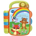 Livre musical - vtech - d�couvrez les animaux - enseigne la m�t�o et les v�tements - couleur v. espagnol ...