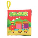 Livre en tissu anglais doux en trois dimensions pour b�b�, jouet cognitif educatif pr�coce