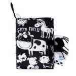 Livre en tissu doux lavable pour enfants, livre en tissu pour anniversaire, apprentissage de la cognition, ...