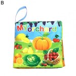 Livre en tissu avec images color�es, anti - d�chirure, r�utilisable, livre interactif d'apprentissage ...