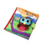 Livre en tissu mobile 6m + pour bb, dessin anim, cheval, hibou, fille et garon, pour tout petits, ...