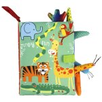 Livre en tissu montessori pour bb de 0  12 mois, noir et blanc, livre silencieux de dveloppement ...