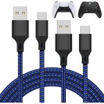 Lkljij - 2 pack cble chargeur 3m pour ps5 / ps5 pro manette / pour xbox serie x / xbox serie s manette ...