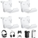 Lkljij - lot de 4 supports muraux pour manette ps5, xbox, switch controller - support mural pour manette ... Lkljij - lot de 4 supports muraux pour manette ps5, xbox, switch controller - support mural pour manette ...