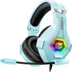 Lkljij - casque de jeu, effets sonores 3d, microphone à réduction du bruit, casque de jeu pour ps4, ps5, ... Lkljij - casque de jeu, effets sonores 3d, microphone à réduction du bruit, casque de jeu pour ps4, ps5, ...