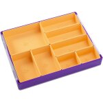 Loc - token silo card add onlot de 3 plateaux de jeu, peut contenir des cartes de jeu, des jetons, ...