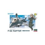 Lockheed f - 22 raptor 'egg plane' - maquette d'avion hasegawa hath17 - hasegawa