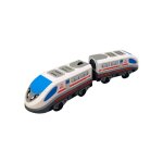 Locomotive magntique, train electrique, train de fret, jouet classique, piste en bois, thomas brio