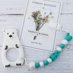 Lofca - attaches - sucettes en silicone pour bb tewindsor, jouets de dentition pour bb, perles a ...