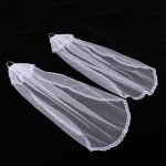 Long voile de poupe pour filles, blanc, a la mode, pour robe de marie, accessoires de poupe
