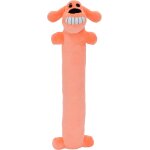 Loofa dog plush toy (yellowish)