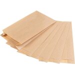Lot de 1 000 sacs en papier marron 12 x 21 cm - sacs en papier pour bonbons - emballage - déjeuner - ... Lot de 1 000 sacs en papier marron 12 x 21 cm - sacs en papier pour bonbons - emballage - déjeuner - ...