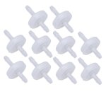 Lot de 10 clapets anti - retour cannelés en plastique pp, membrane résistante a l'ozone, vanne d'arrêt ... Lot de 10 clapets anti - retour cannelés en plastique pp, membrane résistante a l'ozone, vanne d'arrêt ...
