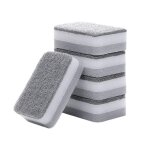 Lot de 10 �ponges de nettoyage de cuisine en vrac, anti - rayures, sans odeur, adapt�es � la cuisine, ...