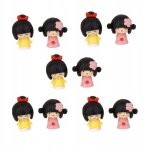 Lot de 10 mini - bonsaïs miniatures pour filles, kimono mignon, décoration de jardin féerique Lot de 10 mini - bonsaïs miniatures pour filles, kimono mignon, décoration de jardin féerique