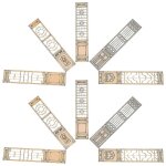 Lot de 10 mini - paravents pour maison de poupée, meubles miniatures, accessoires pour maison de poupée ... Lot de 10 mini - paravents pour maison de poupée, meubles miniatures, accessoires pour maison de poupée ...