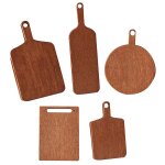 Lot de 10 mini - planches  dcouper en bois pour dcoration de maison de poupe ¿ accessoires de cuisine ...