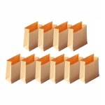 Lot de 10 sachets de cuisson miniatures pour pain, gteaux, biscuits, bonbons, pour maison de poupe ...