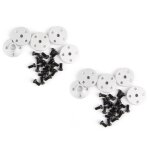 Lot de 10 servomoteurs métalliques 25t, type rond disque métallique, cornes matal pour mg995 mg996r mg945 ... Lot de 10 servomoteurs métalliques 25t, type rond disque métallique, cornes matal pour mg995 mg996r mg945 ...