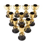 Lot de 10 tasses dores pour enfant, accessoires educatifs, pour le sport, les rcompenses