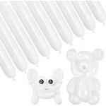 Lot de 100 ballons longs en latex pour modlisation, dcoration d'animaux pour enfants, ballons a tordre ...