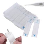 Lot de 100 housses de protection jetables pour thermomtres - capuchons de protection thermoscan - pour ...