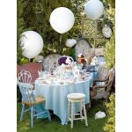 Lot de 12 assiettes en papier jetables (17 cm) thme alice au pays des merveilles tea party le chapelier ...