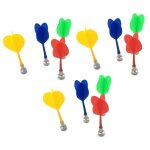 Lot de 12 fléchettes magnétiques, en plastique, sûres, résistantes aux chutes, pour enfants, jeux de ... Lot de 12 fléchettes magnétiques, en plastique, sûres, résistantes aux chutes, pour enfants, jeux de ...
