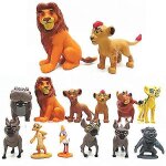 Lot de 12 jouets le roi lion, mini figurines d'action du roi lion 12pcs