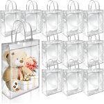 Lot de 12 sacs a langer s transparents en pvc transparent avec poignées - sacs cadeaux transparents pour ... Lot de 12 sacs a langer s transparents en pvc transparent avec poignées - sacs cadeaux transparents pour ...