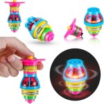 Lot de 15 toupies ufo clignotantes a led avec gyroscope fantaisie en vrac jouets cotillons