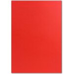 Lot de 150 cartes simples - feuilles de papier - format a5 - rouge - 240 g / m - 14, 8 x 21 cm - feuille ...