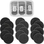 Lot de 150 disques abrasifs pour pdicure - 25 mm - papier abrasif - #80#150#240 - papier abrasif de ...
