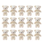 Lot de 18 figurines d'ours mignons - pendentifs en peluche multifonctions pour bricolage, porte - cl�s ...